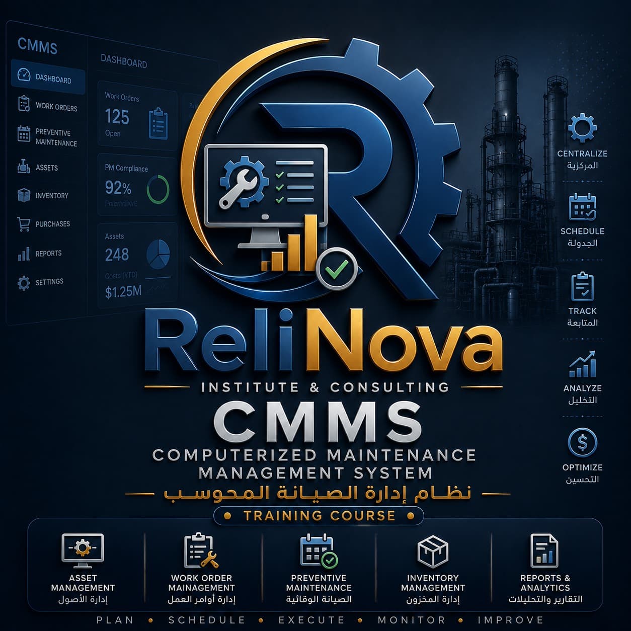 أنظمة إدارة الصيانة المحوسبة (CMMS)